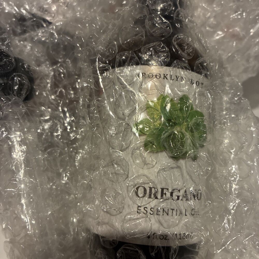 Brooklyn Botany Oregano Essential Oil 4oz(set  of 3)- Bubble Wrapped+ 3 Droppers